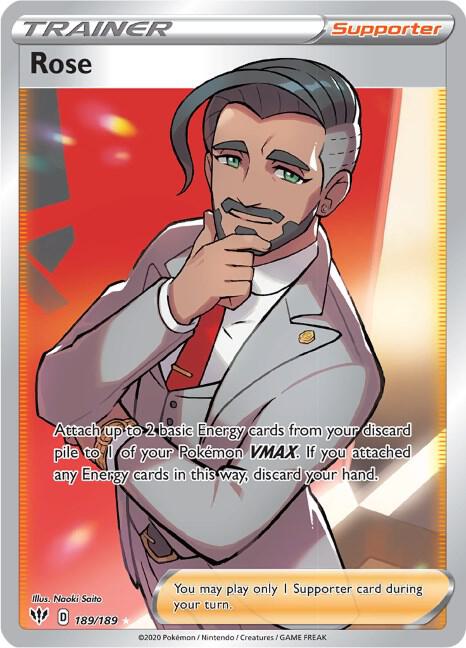 Rose (Full Art) - SWSH03: Darkness Ablaze