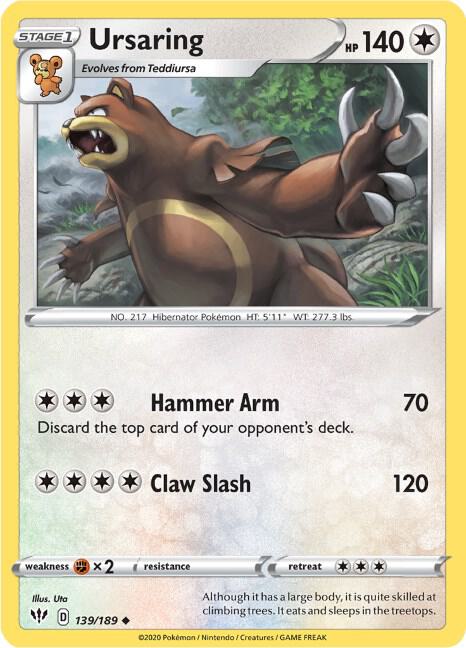 Ursaring - SWSH03: Darkness Ablaze