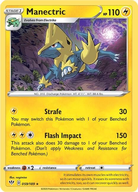 Manectric - SWSH03: Darkness Ablaze