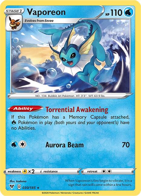 Vaporeon - SWSH04: Vivid Voltage