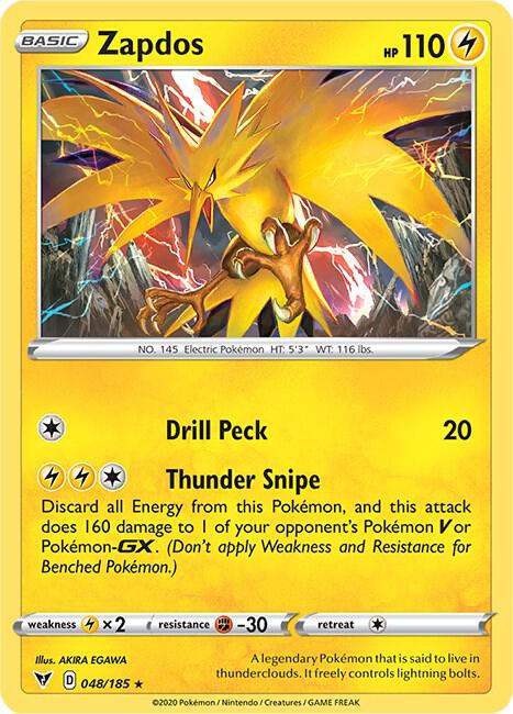 Zapdos - SWSH04: Vivid Voltage