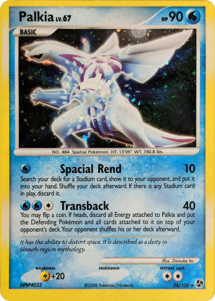 Palkia - 26/106 (Cosmos Holo) - Deck Exclusives