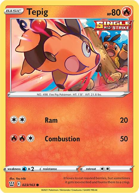 Tepig - SWSH05: Battle Styles