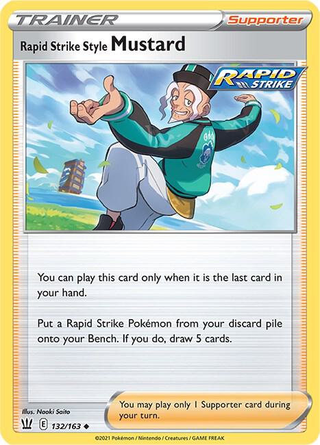 Rapid Strike Style Mustard - SWSH05: Battle Styles