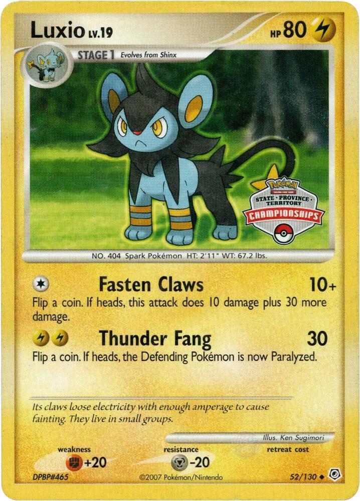 Luxio (State Championship Promo)