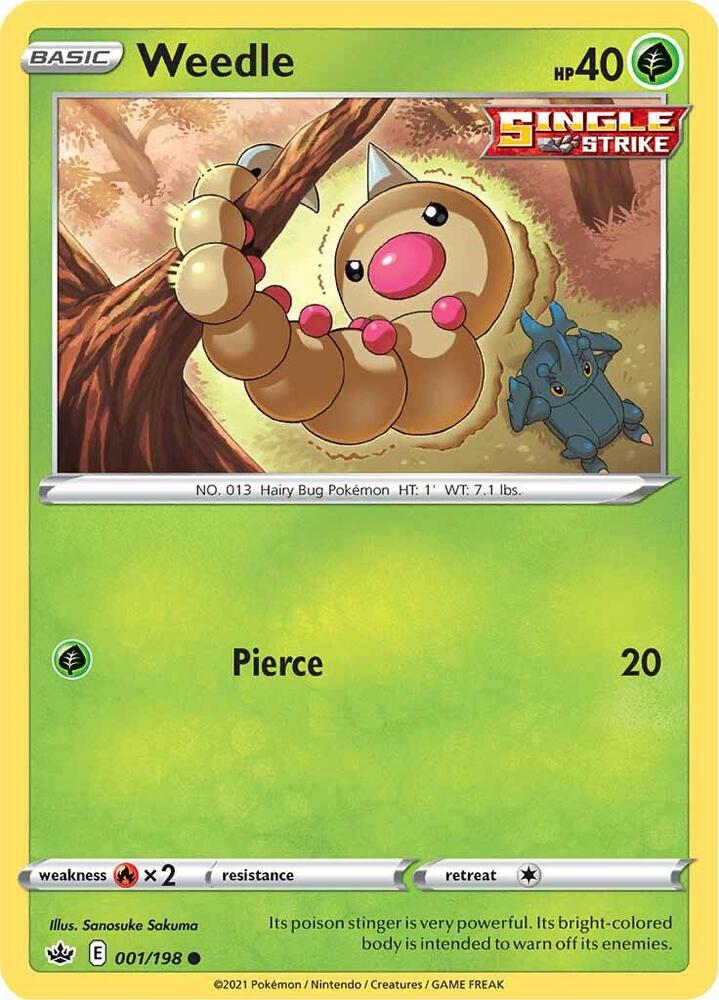 Weedle - SWSH06: Chilling Reign