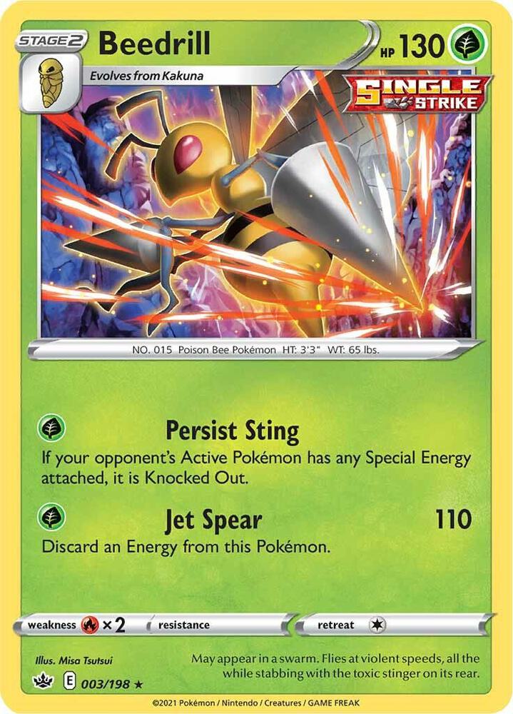 Beedrill - SWSH06: Chilling Reign