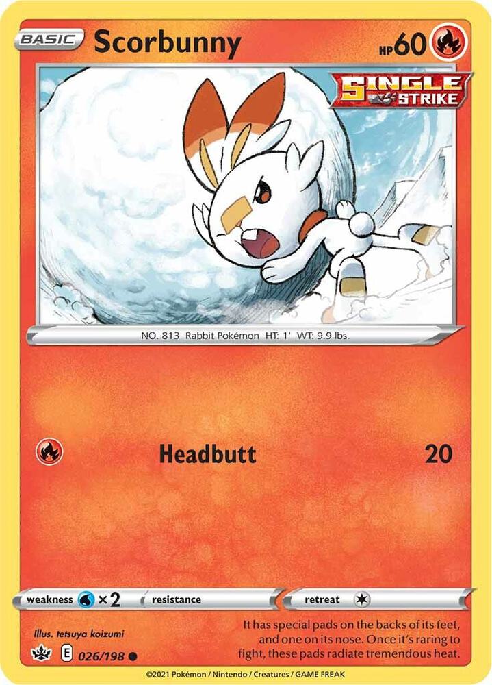 Scorbunny - SWSH06: Chilling Reign