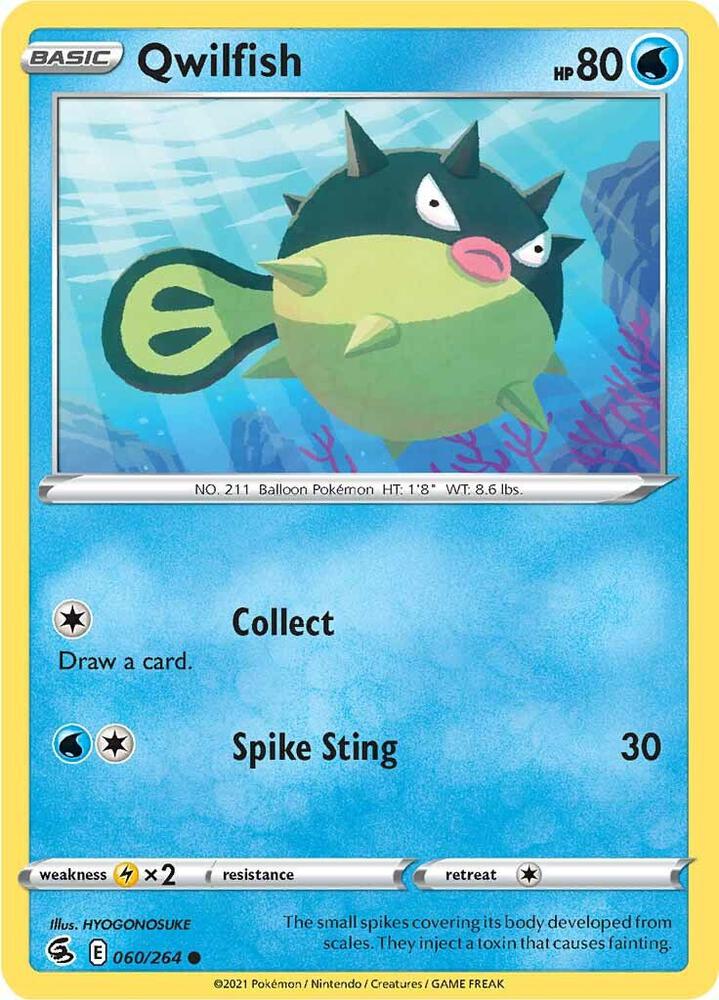 Qwilfish - SWSH08: Fusion Strike