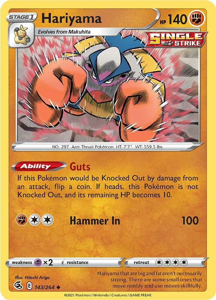 Hariyama - SWSH08: Fusion Strike