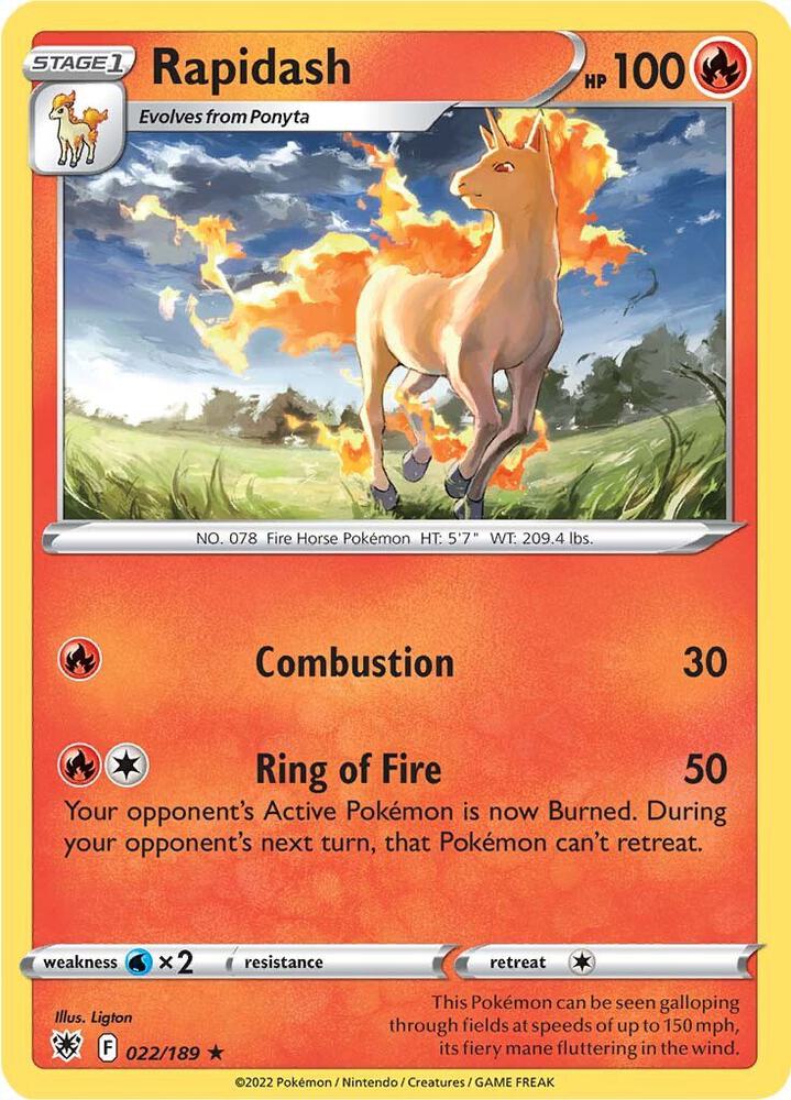 Rapidash - SWSH10: Astral Radiance