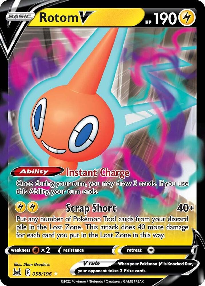 Rotom V - SWSH11: Lost Origin