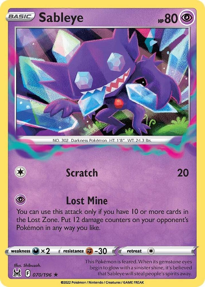Sableye - SWSH11: Lost Origin