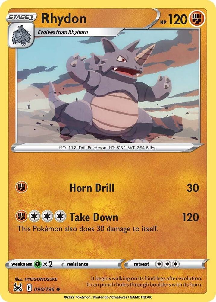 Rhydon - SWSH11: Lost Origin