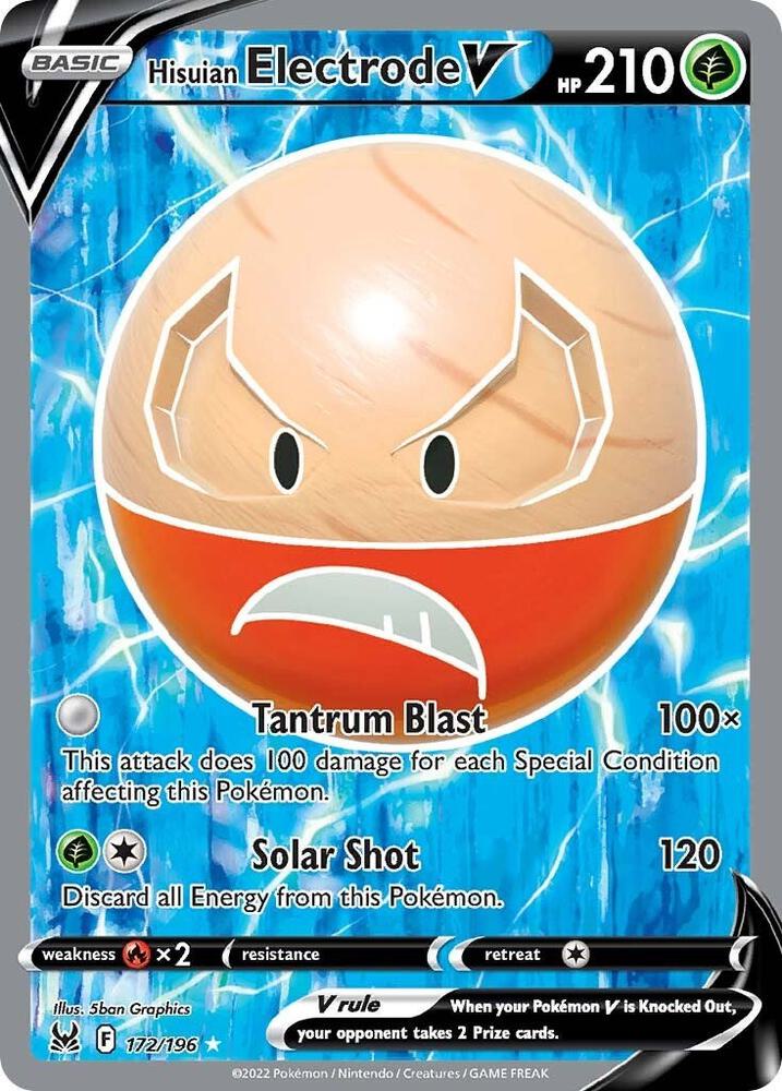 Hisuian Electrode V (Full Art) - SWSH11: Lost Origin