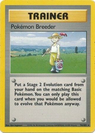 Pokemon Breeder - Base Set