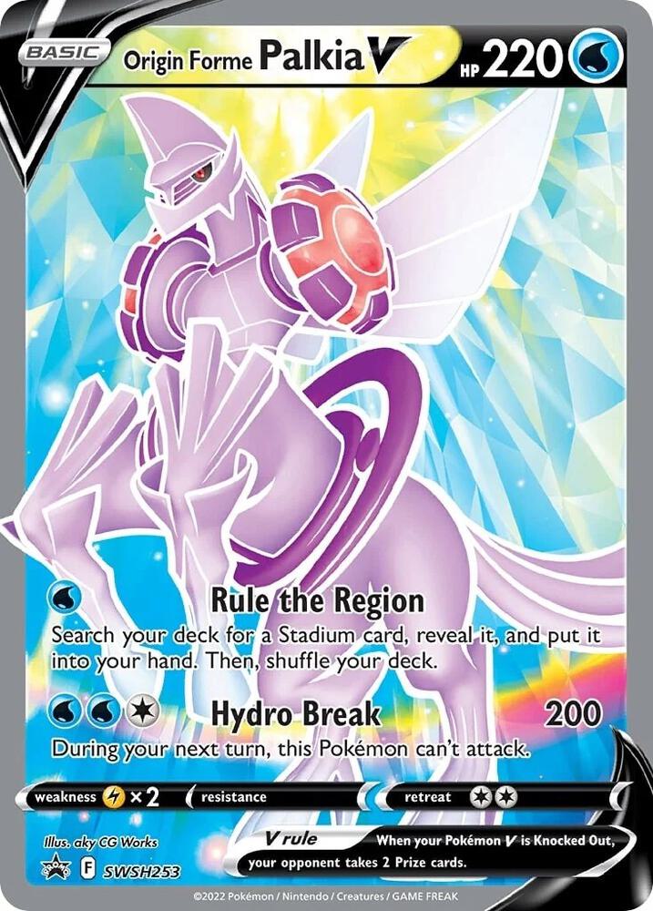 Origin Forme Palkia V - SWSH: Sword & Shield Promo Cards