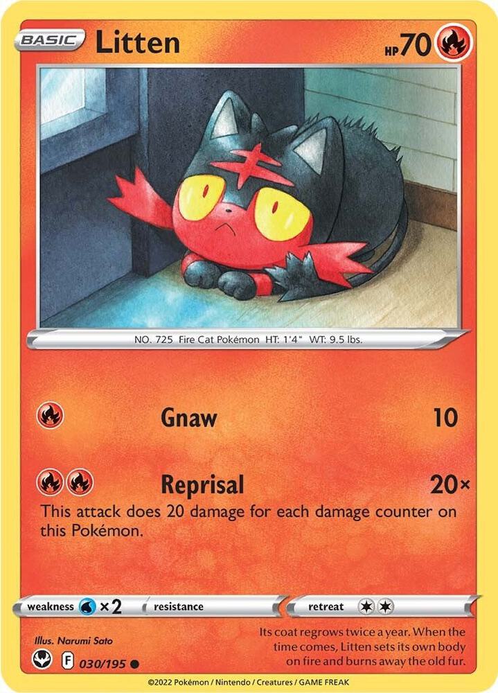 Litten - SWSH12: Silver Tempest