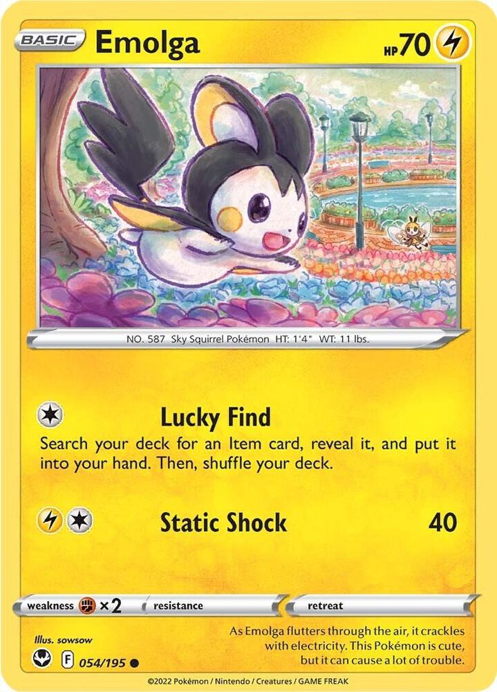 Emolga - SWSH12: Silver Tempest