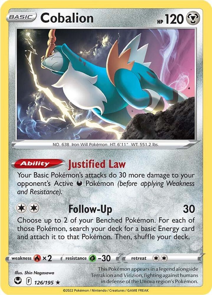 Cobalion - SWSH12: Silver Tempest