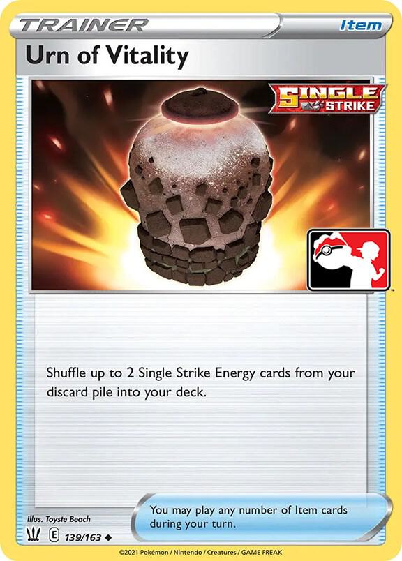 Urn of Vitality - 139/163 - Prize Pack Series Cards