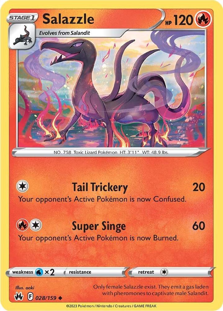 Salazzle - SWSH: Crown Zenith