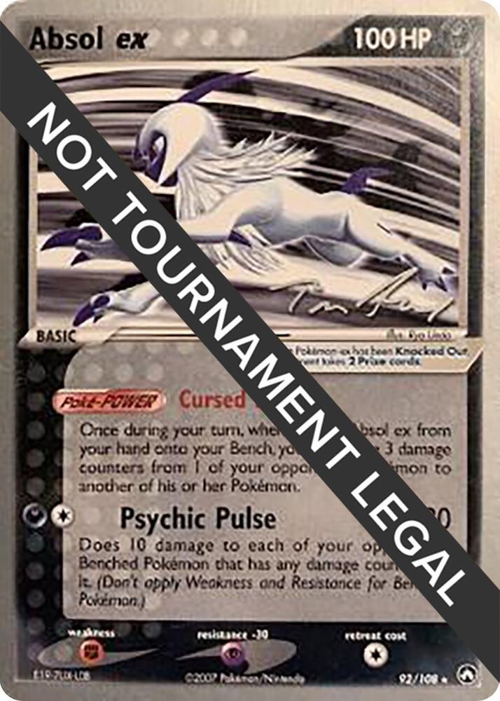 Absol ex - 2007 (Tom Roos) - World Championship Decks