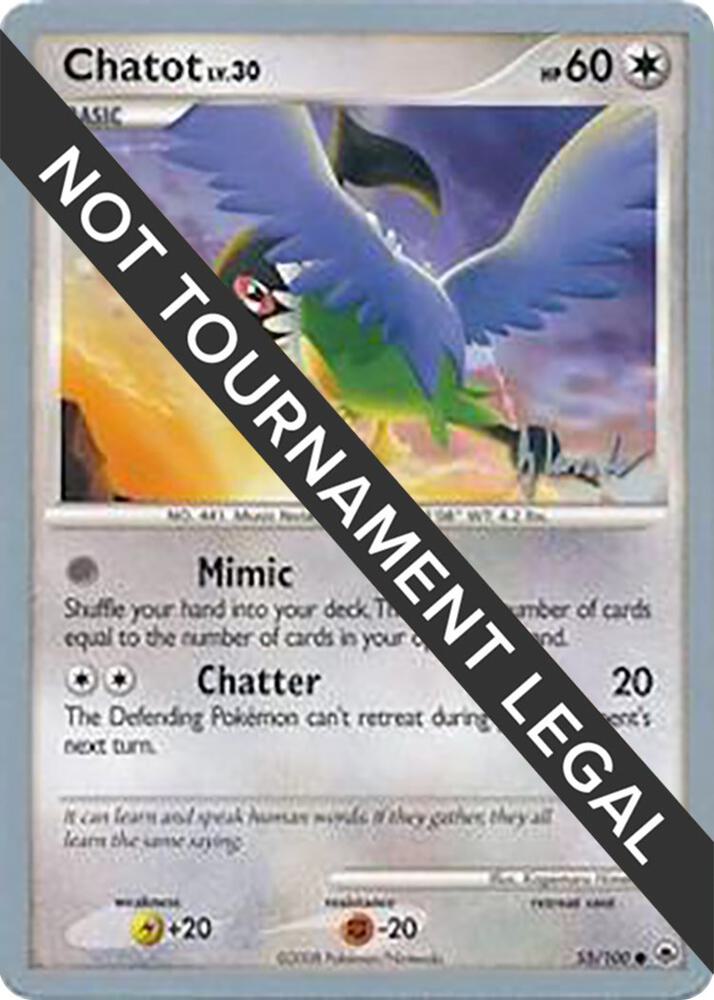 Chatot - 2008 (Dylan Lefavour) - World Championship Decks