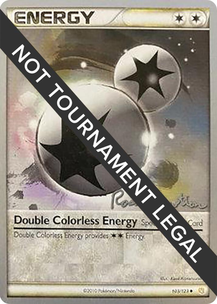 Double Colorless Energy - 2011 (Ross Cawthon) - World Championship Decks