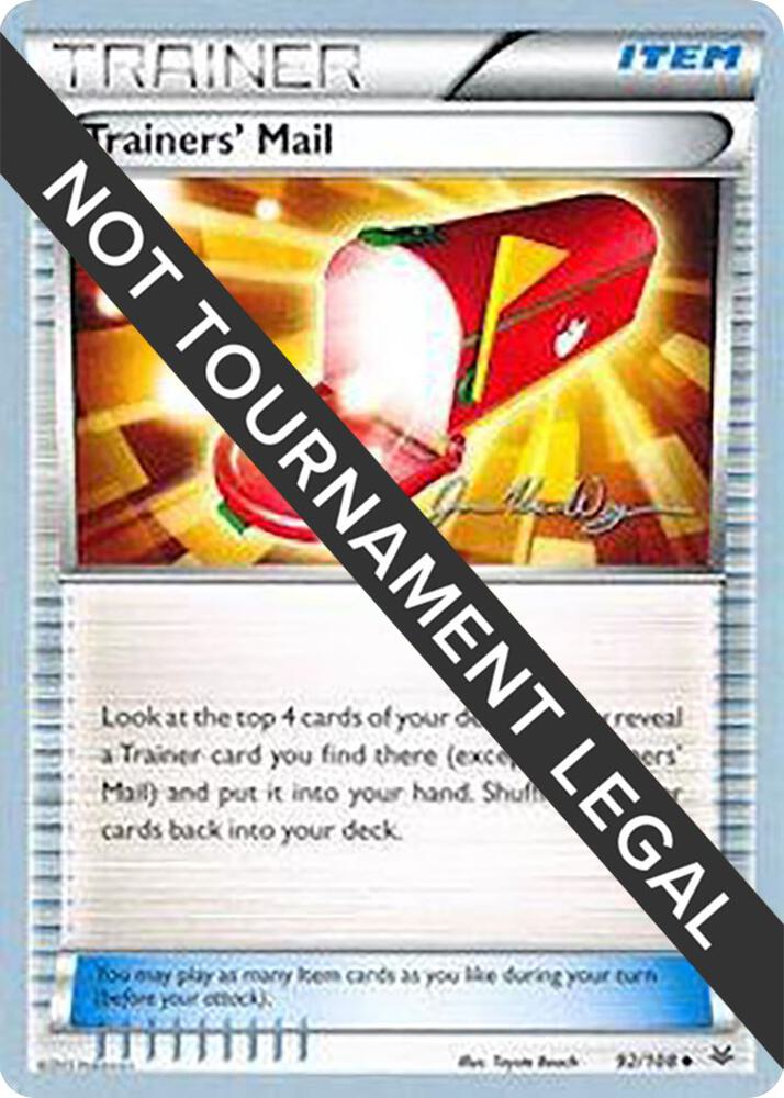 Trainers' Mail - 2015 (Jacob Van Wagner) - World Championship Decks