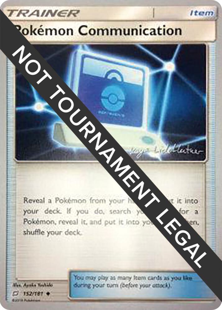Pokemon Communication - 2019 (Kaya Lichtleitner) - World Championship Decks