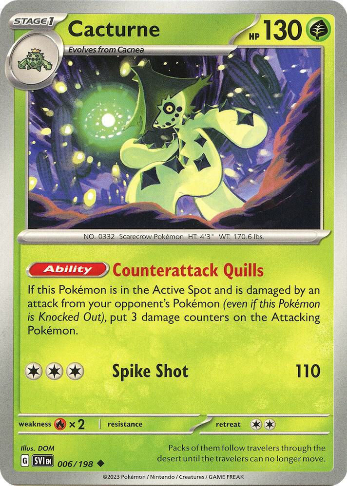 Cacturne - 006/198 - SV01: Scarlet & Violet Base Set