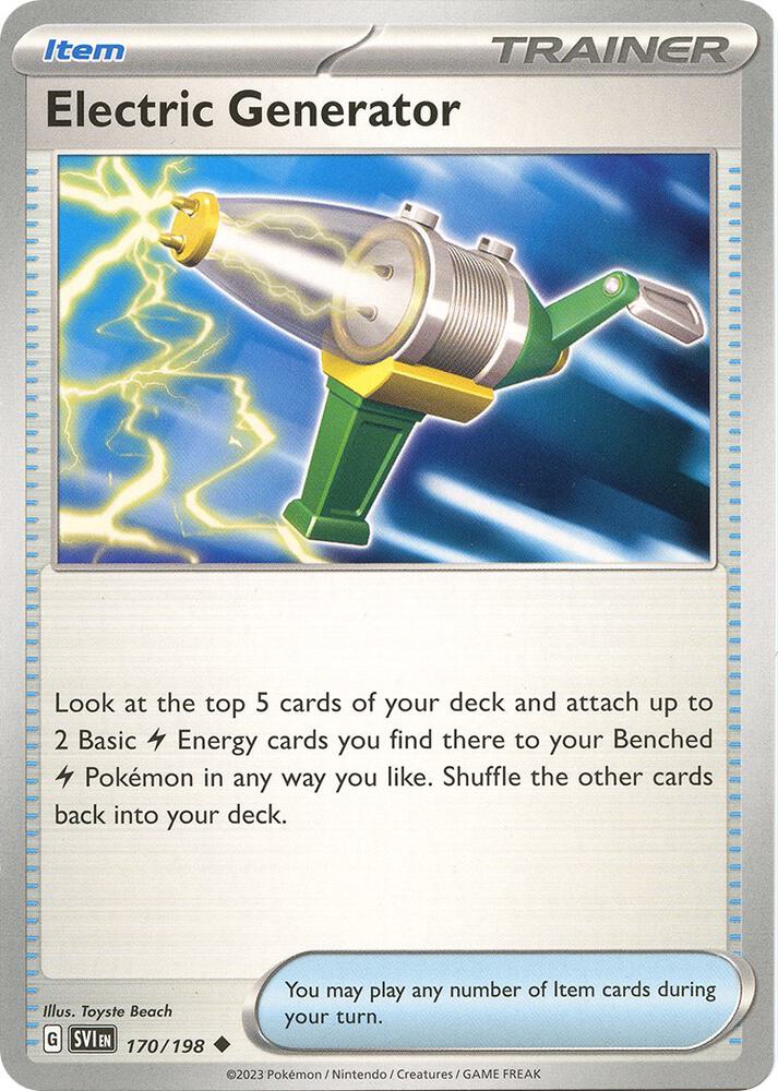 Electric Generator - SV01: Scarlet & Violet Base Set