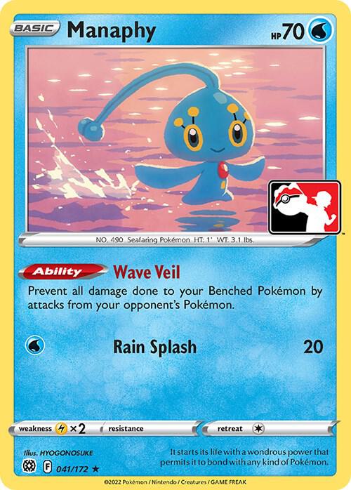 Manaphy - 041/172 - Prize Pack Series Cards