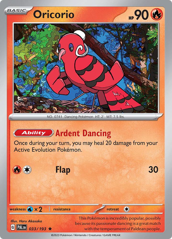 Oricorio - SV02: Paldea Evolved