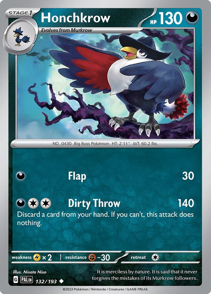 Honchkrow - SV02: Paldea Evolved