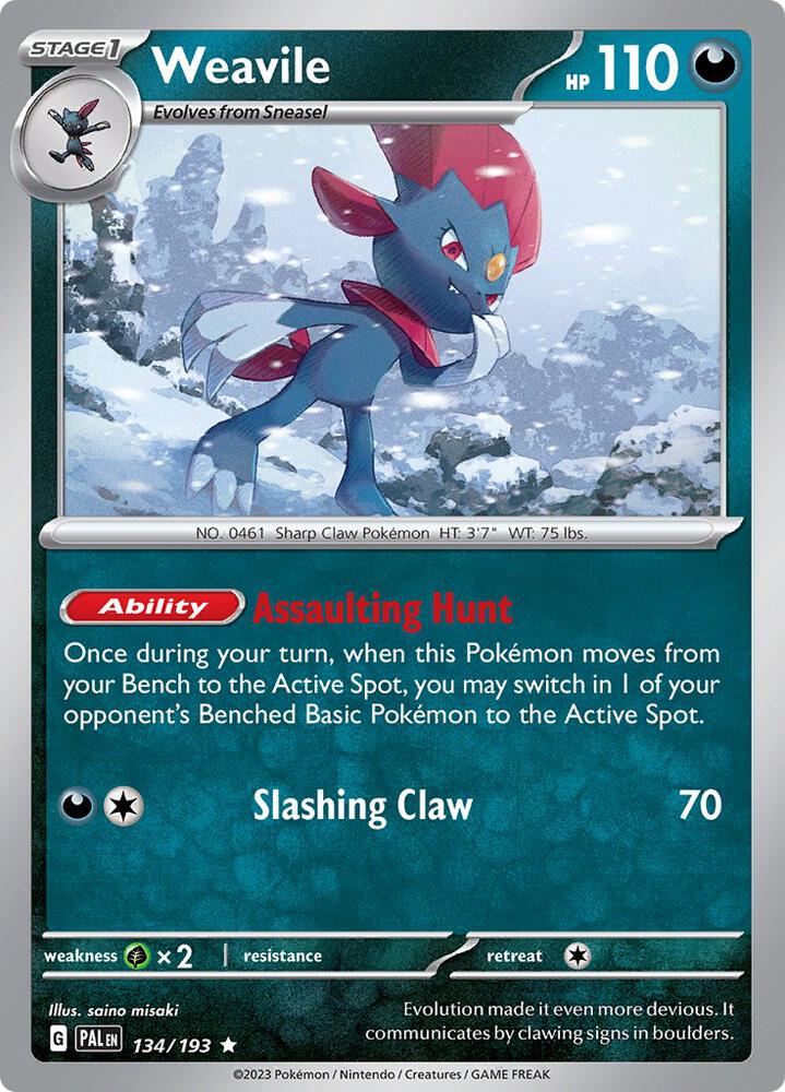 Weavile - SV02: Paldea Evolved