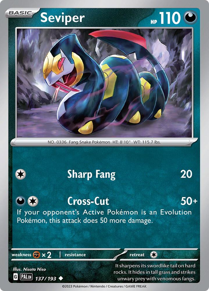 Seviper - SV02: Paldea Evolved