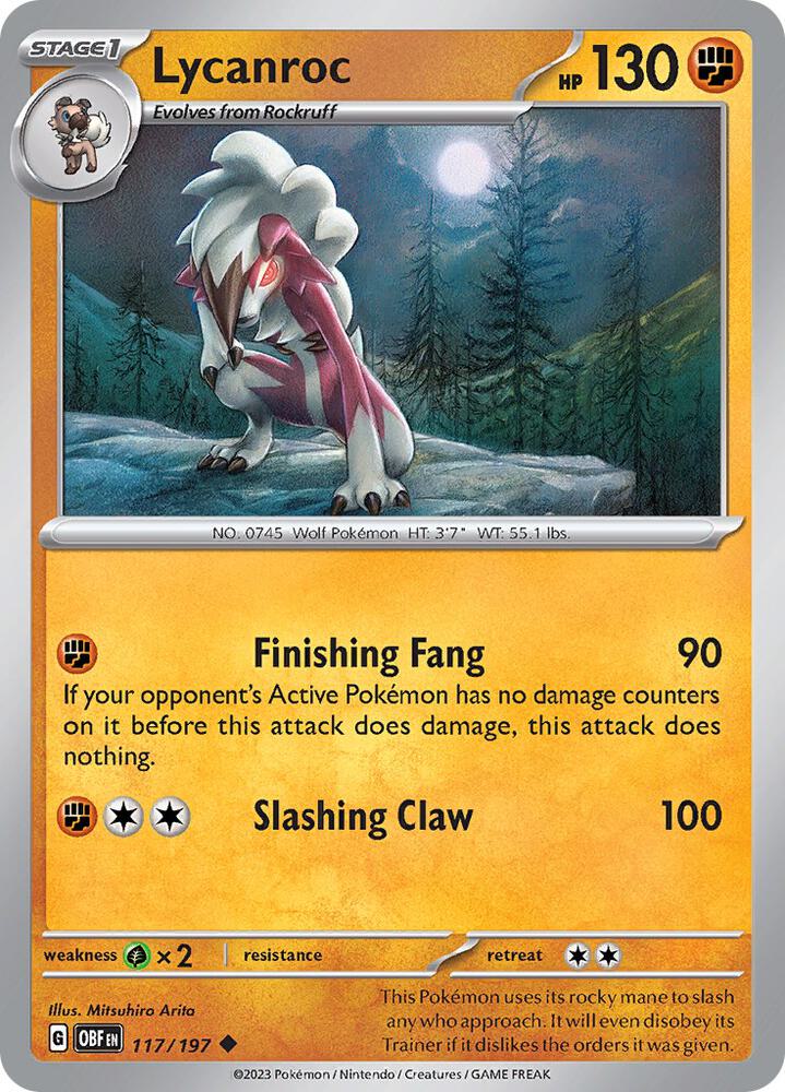 Lycanroc - SV03: Obsidian Flames