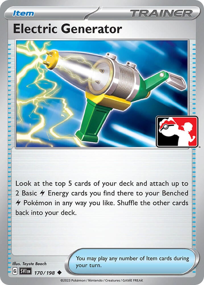 Electric Generator - 170/198 - Prize Pack Series Cards