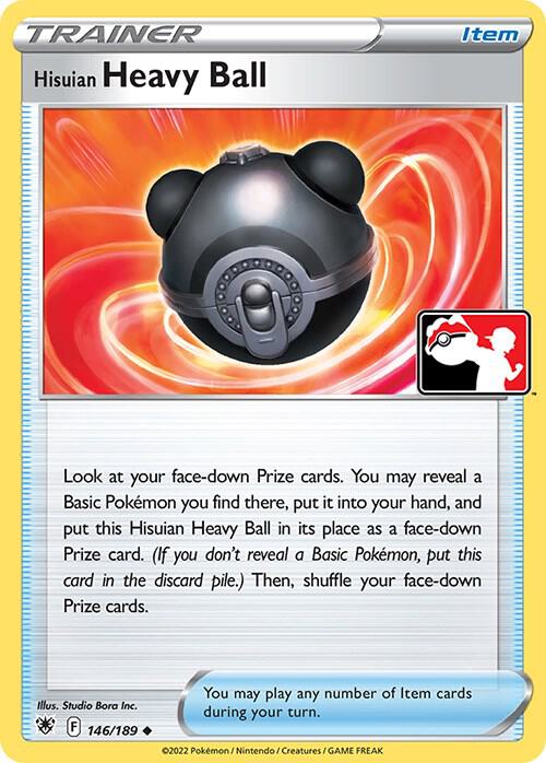 Hisuian Heavy Ball - 146/189 - Prize Pack Series Cards