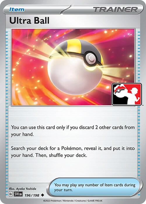 Ultra Ball - 196/198 - Prize Pack Series Cards