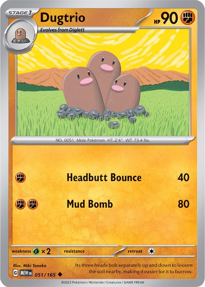 Dugtrio - SV: Scarlet & Violet 151
