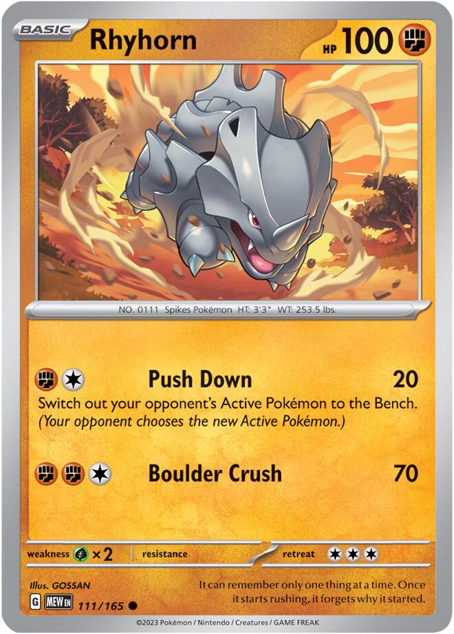 Rhyhorn - SV: Scarlet & Violet 151