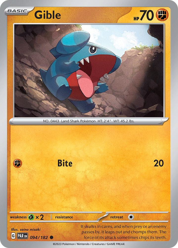 Gible - SV04: Paradox Rift
