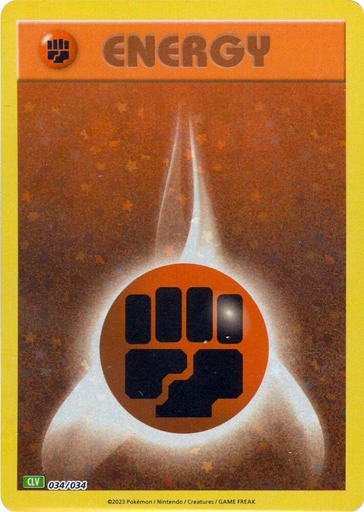 Basic Fighting Energy - Trading Card Game Classic