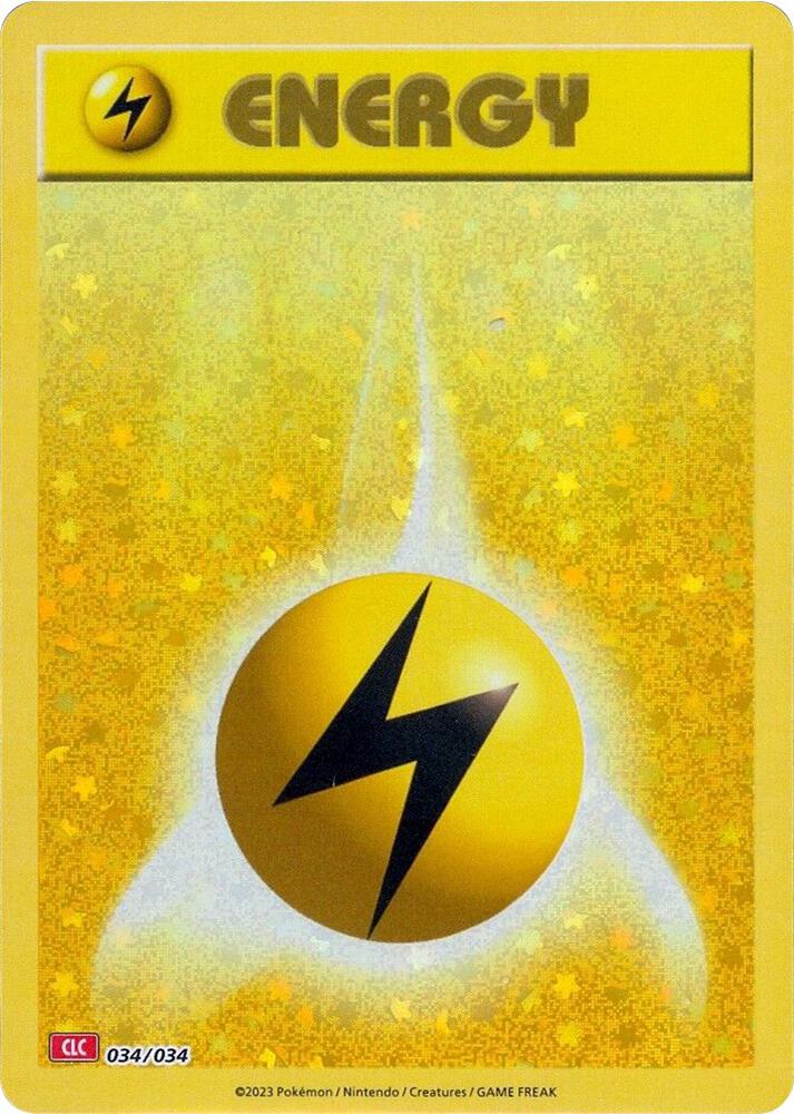 Basic Lightning Energy - Trading Card Game Classic