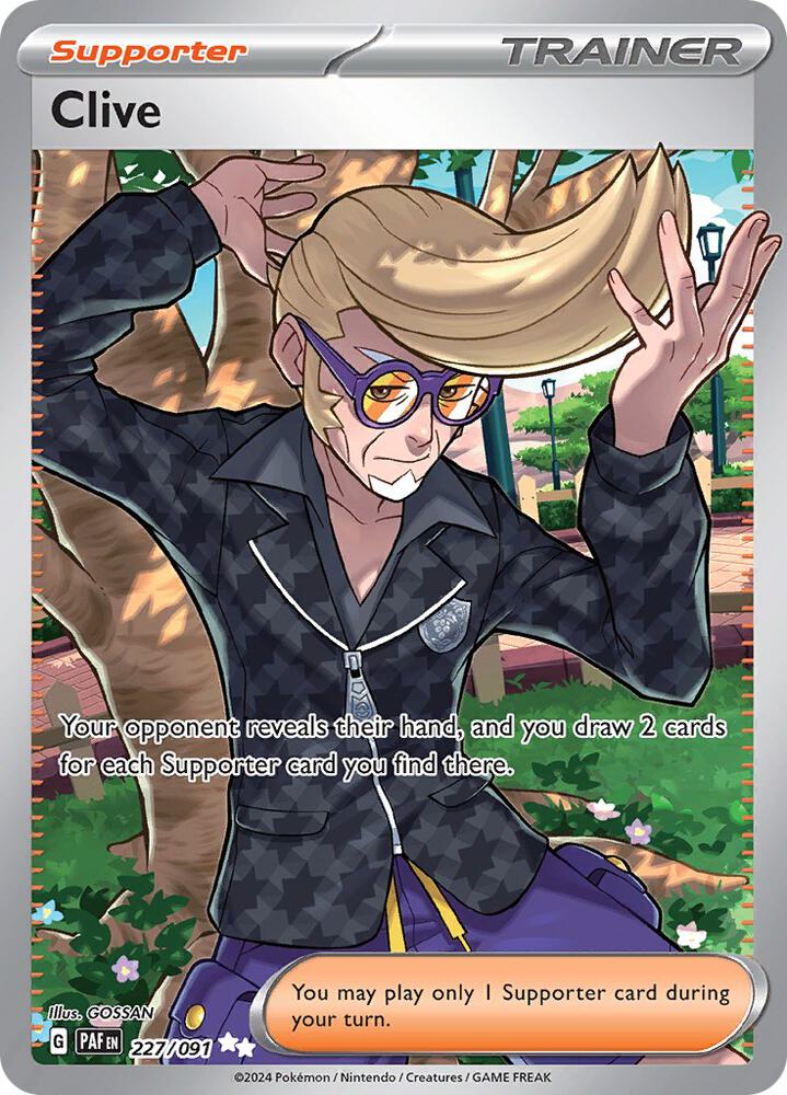 Clive - 227/091 - SV: Paldean Fates