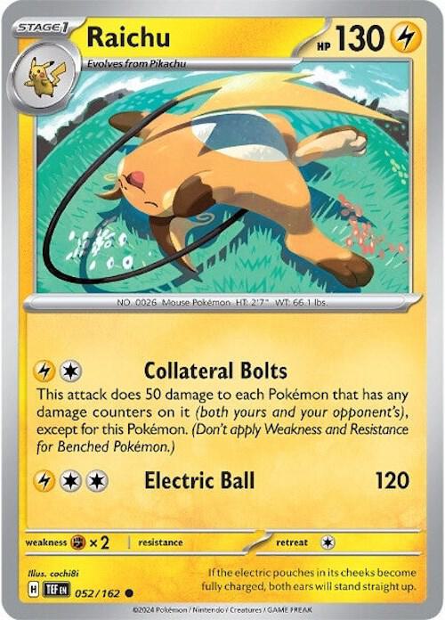 Raichu - SV05: Temporal Forces