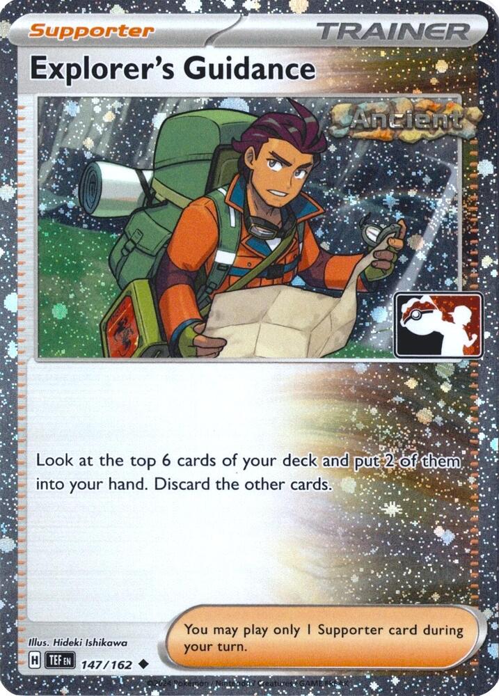 Explorer's Guidance - 147/162 (Cosmos Holo) - Prize Pack Series Cards